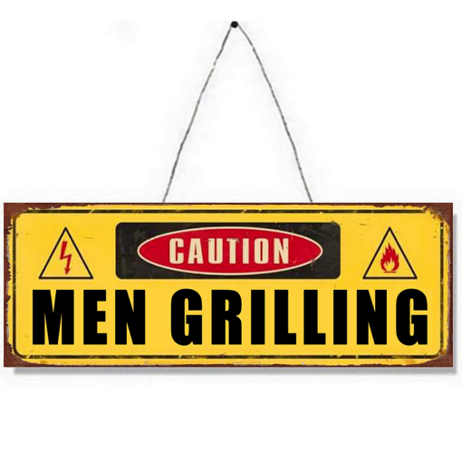 Picture of Primus "Men Grilling" Metal Plaque