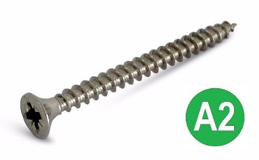 Picture of Stainless Steel Screws Grade A2 / 304 - 3.5mm Gauge