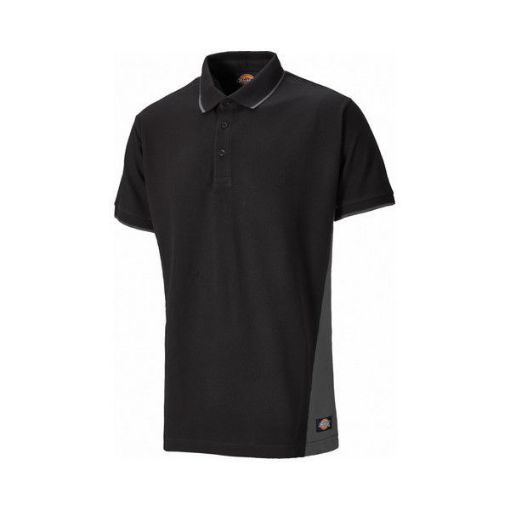 Picture of Dickies 2 Tone Polo Shirt - Grey/Black - Small