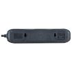 Picture of Masterplug 4 Socket Black Extension Lead With 5m Lead
