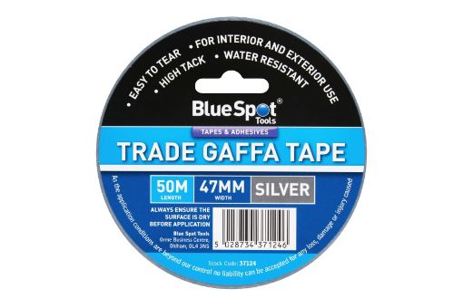 Picture of Blue Spot Tools 47mm x 50m Trade Gaffa Tape Silver