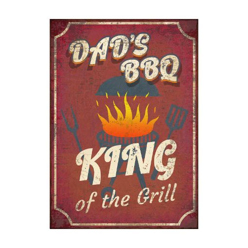 Picture of Primus "King of the Grill" Metal Plaque