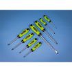 Picture of Sealey 8 Piece Screwdriver Set - Hi-Vis Green