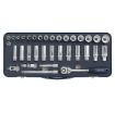 Picture of Sealey 34 Piece Lock-On Socket Set 3/8"Sq Drive