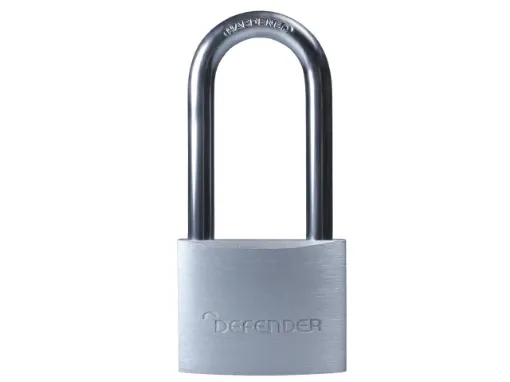 Picture of Squire Defender Aluminium Padlock Long Shackle 40mm