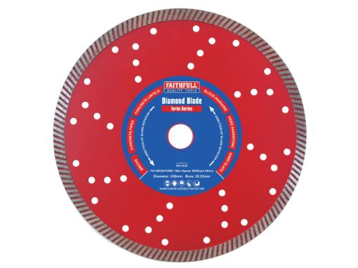 Picture of Faithfull Turbo Cut Diamond Blade 230 x 22mm