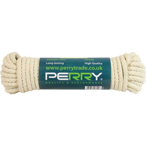 Picture of Perry 6mm Diamond Braided Poly Cotton Sash Cord - 12.5m Hank