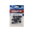 Picture of Unifix Screw Caps - Chrome/White/Black,  Packs of 20