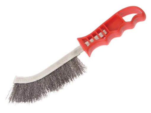 Picture of Faithfull Red Handle Wire Scratch Brush (Steel)