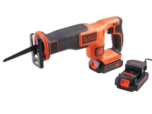 Picture of Black & Decker 18V Reciprocating Saw with 1 x 1.5Ah Li-Ion Battery