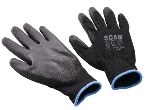 Picture of Scan PU Gloves - 5 Pairs