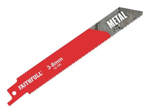 Picture of Faithfull S922BF Sabre Saw Blade Metal 150mm 14 TPI (Pack of 5)