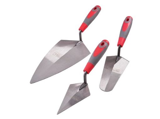 Picture of Faithfull 3 Piece Soft Grip Trowel Set