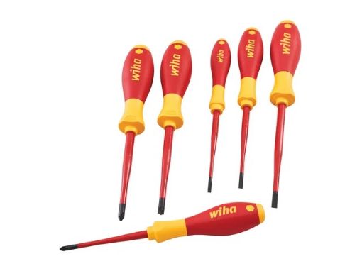 Picture of Wiha 6 Piece Slimfix VDE Screwdriver Set