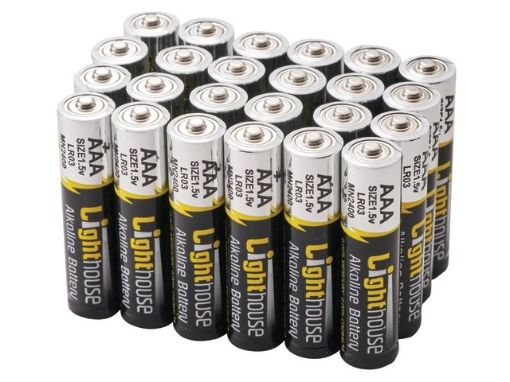 Picture of Lighthouse AAA Batteries Bulk Pack of 24