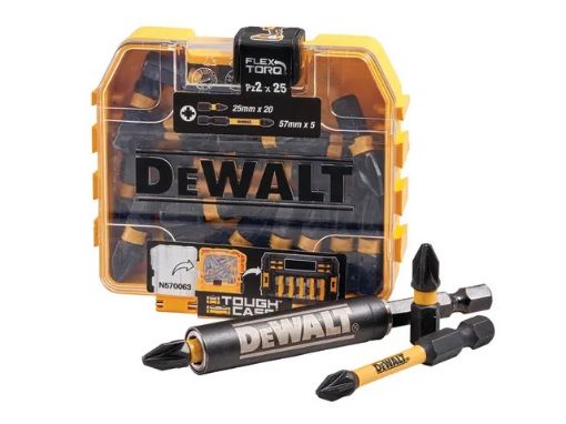 Picture of DeWalt Extreme PZ2 Impact Torsion Bits + Holder