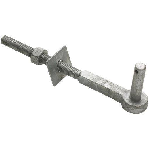 Picture of Perry 19mm No.131/B Standard 13" Fieldgate Hooks to Bolt - 19mm Pins - Galvanized