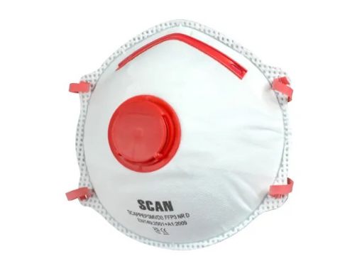 Picture of Scan Moulded Valved Disposable FFP3 Mask - Pack of 2